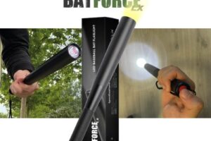 Qinux BatForce LX – Tactical Flashlight in the Shape of a Baseball Bat